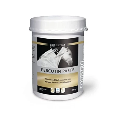 Imagen de EQUISTRO® Pasta de percutina, Producto Cuidado para Caballos con Arcilla, árnica y mentol, normaliza la distribución líquidos en los Tejidos, Especialmente beneficiosa, 2000 g