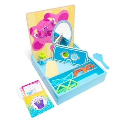 Imagen de Melissa &amp; Doug Blue’s Clues You! Juego de Oculista, Hora Llevar Lentes, Creativo, Juguetes desarollo, Imitación, Juguete Montessori, Regalo para niños y niñas 3 4 5 6 años