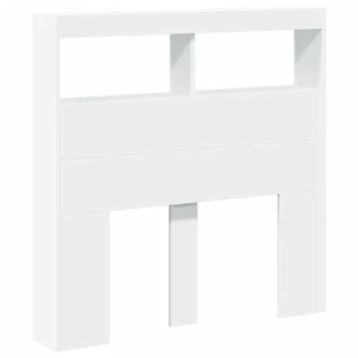 Imagen de vidaXL Cabecero de Cama con LED Blanco 100x17x102 cm