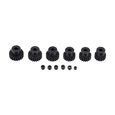 Imagen de Dilwe 6 Piezas de Engranajes Motor RC, 17T 22T Piñón Partes Set Kit para 1/10 RC Coche