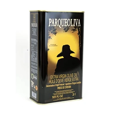 Imagen de PARQUEOLIVA Aceite de Oliva Virgen Extra (Variedades Hojiblanca y Picuda) Lata 3 Litros
