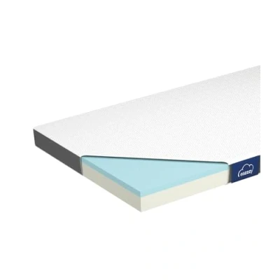 Imagen de Genius Eazzzy Topper Classic 180 x 200 cm Altura 7 H2 H3 Tope ortopédico para colchón y Cama con somier de Espuma Gel Protector alérgicos + Funda