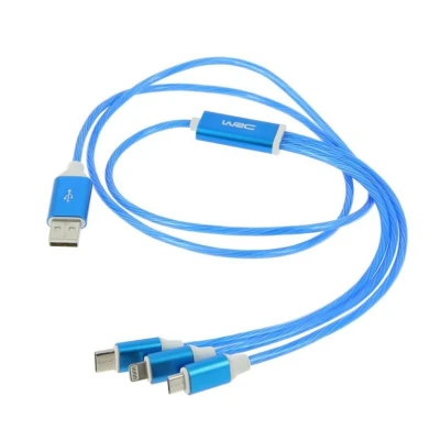 Imagen de WRC 007271 Cable USB para cargar Azul caja