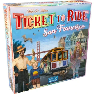 Imagen de Ticket to Ride San Francisco NL Juego de Mesa ¿Viaja a en Esta edición Ciudad? 8+ 2 4 Jugadores ES