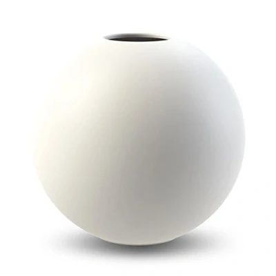 Imagen de Cooee Design Ball Jarrón en Forma de Bola, 20 cm, Blanco