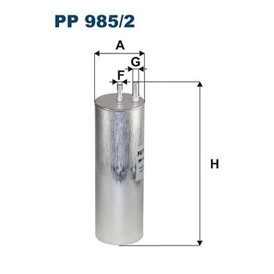 Imagen de FILTRON PP 985/2 Filtro Combustible de tubería 8 10 VOLKSWAGEN: Transporter 6, 6 Bus, Multivan