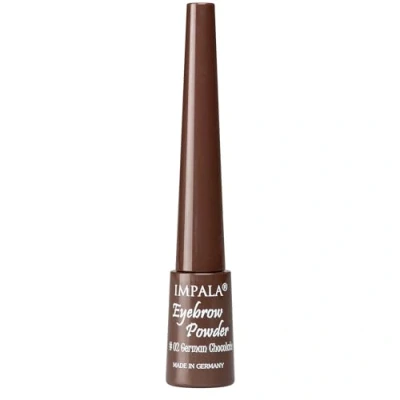 Imagen de Impala Polvo para cejas Color 02 Chocolate Negro larga duración con fácil aplicador