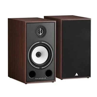 Imagen de Triangle BOREA BR03 Altavoz de estantería Hi Fi Potencia 100W 90 dB/W/m Música y Cine en casa versátil 206 x 380 314 mm Nogal (Par)
