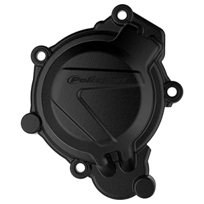 Imagen de POLISPORT 8464100001 Protector de tapa encendido fabricado en poliamida resistente a los impactos y la abrasión compatible con motocicletas KTM, Husqvarna color negro