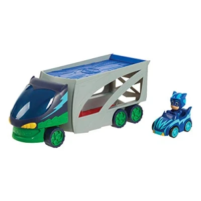 Imagen de PJ Masks PJMA8000 Juego de Figuras acción para niños, Azul, Verde, Gris