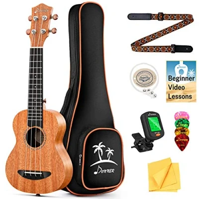 Imagen de Ukelele Donner de madera caoba