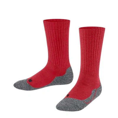 Imagen de Falke Active Warm K SO lana gruesa transpirable 1 par, Calcetines Unisex niños, Rojo (Lipstick 8000), 23 26