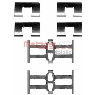 Imagen de METZGER 109 1118 Kit de accesorios, pastillas frenos HONDA: CR V 2, ACCORD 8, Prelude V, SUZUKI: SWIFT 3