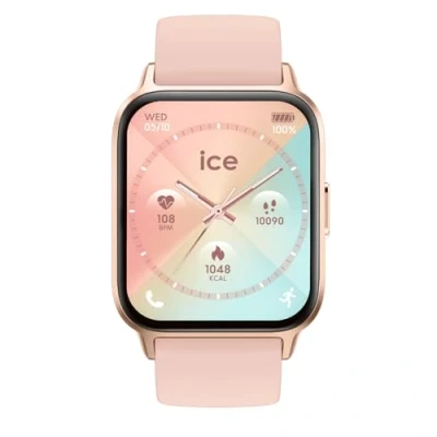 Imagen de ICE Watch fit 1.0 Rose gold Nude AMOLED Reloj conectado con correa de silicona 024305 (1.78 pulgadas)