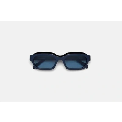 Imagen de Retrosuperfuture Unisex AJS Boletus Metallic Blue Gafas de sol Acetato Azul Cuadrada Normal