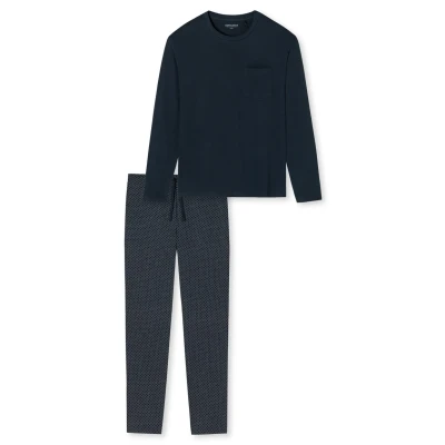 Imagen de Schiesser Camiseta de pijama, Hombre, Talla: 102, Blau