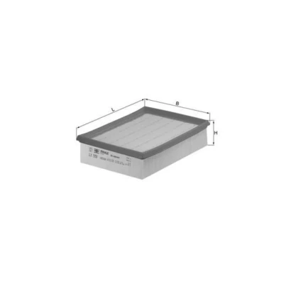 Imagen de MAHLE ORIGINAL LX 598 Filtro de aire 57,3 188 223,0 Cartucho filtrante OPEL: Vectra B Berlina, CC, Familiar
