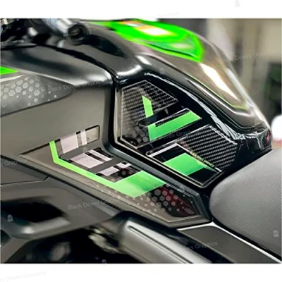 Imagen de Adhesivos 3D resinados Protección Laterales Tanque compatibles con Kawasaki Versys 650 2022 (Protección Depósito)…