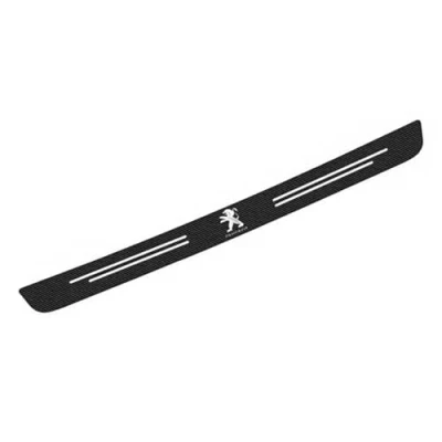 Imagen de VALBEL Coche Protector Parachoques Trasero, para Peugeot 308 SW 2017 2023 Goma Parachoques,Autoadhesiv Antideslizante antiarañazos Maletero Protección Accesorios,A