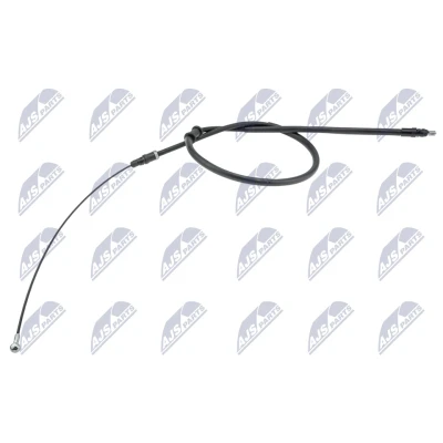 Imagen de NTY HLR PL 041 Cable de Freno Mano Atrás izquierda, derecha 1730, 1210 Discos OPEL: Movano B Furgón, RENAULT: MASTER 3, 3 Kasten