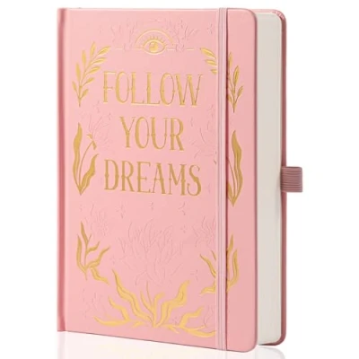 Imagen de MGGAO cuaderno para mujeres hombres, 190 páginas numeradas, A5 con mariposas y flores escribir, cuadernos estéticos, tomar notas trabajo o escuela, 14.7 x 21.4 cm