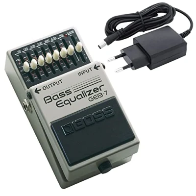 Imagen de Boss GEB 7 Pedal de efectos ecualizador graves y fuente alimentación keepdrum 9 V