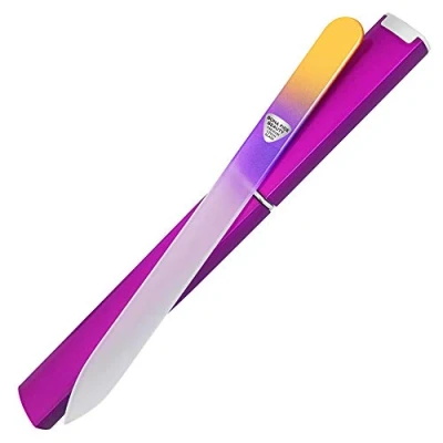 Imagen de Bona Fide Beauty Lima de Uñas Vidrio con Estuche Templado Checo para Manicura Naturales Acabado Suave