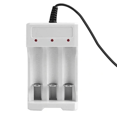 Imagen de N/U Cargador universal con 3 ranuras USB para pilas recargables AA/AAA