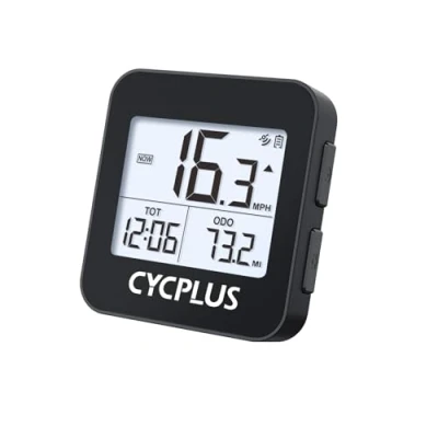 Imagen de CYCPLUS G1 GPS Ciclismo,Velocímetro Bicicleta,Cuentakilometros Bicicleta Inalambrico,Potenciometro Ciclismo,Ciclocomputador Bicicleta,GPS Bicicleta, Impermeable IPX6,ODO