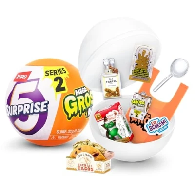 Imagen de 5 Minis Sorpresa Mega Gross Serie 2 de ZURU, Misterio, Coleccionable, Mini, Parodia, (1 Cápsula)