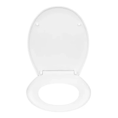 Imagen de WOLTU Tapa de WC Inodoro Asiento Bisagra Cierre Suave Instalar Rápida Antibacteriano