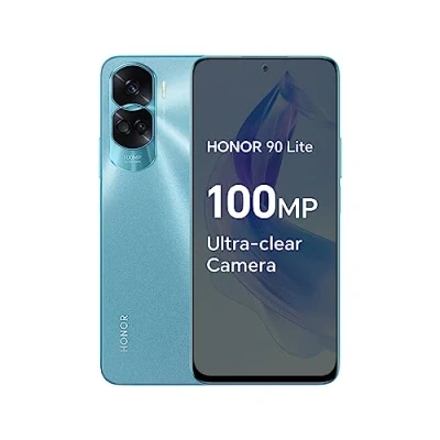 Imagen de HONOR 90 Lite Smartphone 5G con cámara Triple de 100 MP, 8+256 GB, Pantalla 6,7&quot; y Hz, 4500 mAh, Dos SIM, Android 13, Cian