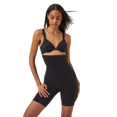 Imagen de Spanx Higher Power Short, Ropa Interior Modeladora Mujer, Negro (Very Black), 1X