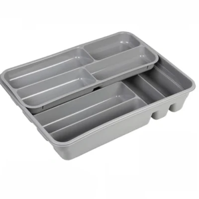 Imagen de CUBERTERO MODELO ROMERO GRIS 40X30X7 DOS ALTURAS&quot;venta unitaria&quot;