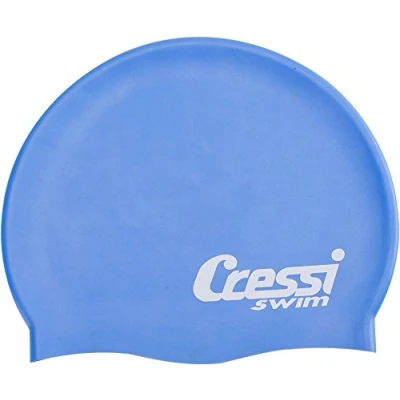 Imagen de Cressi Silicone Cap Gorro de baño, Unisex Adulto, Azul Claro, Uni