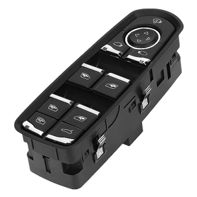 Imagen de GEEANDLY Interruptor de botón Mando Elevalunas Botonera 7PP959858RDML, 7PP959858MDML Compatible para Porsche Panamera Macan Cayenne