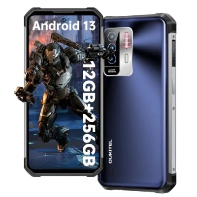 Imagen de OUKITEL WP27 Móvil Resistente,Android 13, Helio G99 12GB+256GB/2TB, 6.8&quot; FHD+120Hz Telefono Irrompible, 20MP Visión Nocturna Smartphone Libres, 8500mAh Batería, IP68/Dual 4G SIM/NFC/GPS