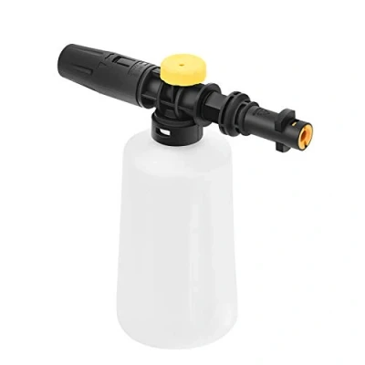 Imagen de Jajadeal 700ML Cañón de Espuma Nieve para Karcher K2 K3 K4 K5 K6 K7 Limpiadora a Presion, Snow Foam Lance Boquilla Rociador Ajustable Pistola Alta Presión