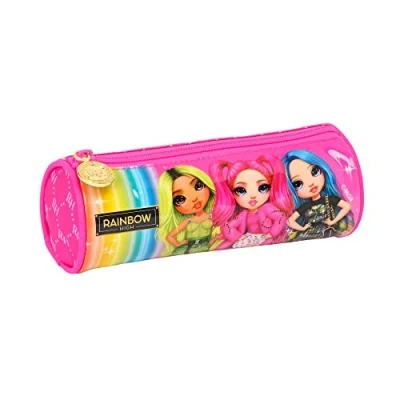 Imagen de Safta Portatodo Redondo Rainbow High 20X7X7Cm, Multicolor (812220026)