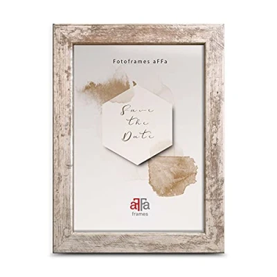 Imagen de aFFa frames Hekla Marco de fotos MDF (13 x 18 cm, cristal acrílico, pino blanqueado)
