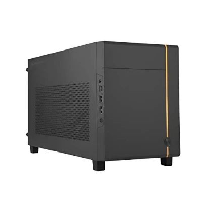 Imagen de SilverStone Technology 12057 SUGO 14, Chasis Cubo Mini ITX, Acepta Tarjetas gráficas de tamaño Completo y 3 zócalos/ATX PSU / 240mm AIO, 4 Paneles extraíbles, SST SG14B
