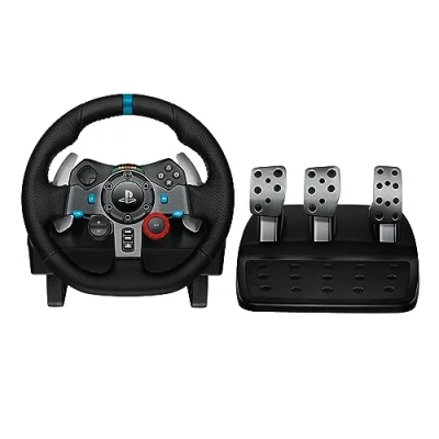 Imagen de Logitech G G29 Driving Force Racing Wheel and Floor Pedals, Enchufe británico Negro