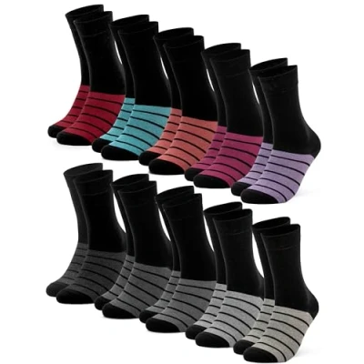 Imagen de Occulto Calcetines Colorido Mujer 10 Pares (modelo: Laura) mezcla 35 38