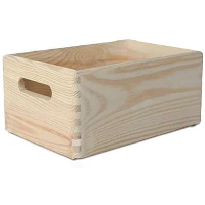 Imagen de Creative Deco Caja de almacenamiento madera, 30 x 20 14 cm (+/ 1 cm)