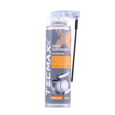 Imagen de TECMAXX 14 001 Lubricante de silicona pulverizable, contiene silicona, termorresistente aerosol 250