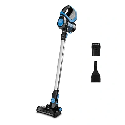Imagen de Polti Forzaspira SLIM SR100, escoba eléctrica recargable sin cable, 2 en 1, hasta 50 minutos de autonomía, filtro HEPA, ciclónica, kit accesorios para áreas pequeñas.