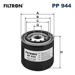 Imagen de FILTRON PP 944 Filtro Combustible enroscable TOYOTA: Land Cruiser Prado 70 SUV, HILUX 5 Pick up, 40 NISSAN: Patrol Hardtop