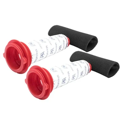 Imagen de vhbw 4x filtro compatible con Bosch Athlet 25.2V BCH625KTGB/01, BCH625KTGB/02 aspiradora de espuma, microfiltro