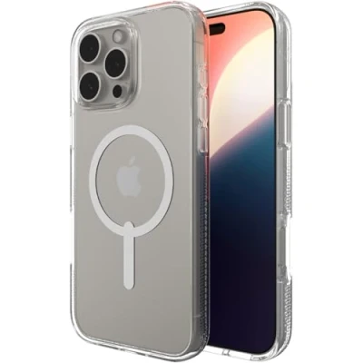 Imagen de ZAGG Crystal Palace Snap Grafeno Back Cover Transparente Magnético Apple iPhone 16 Pro Max