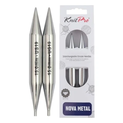 Imagen de Knit Pro Puntas Intercambiables KnitPro Nova Metal (15.00mm) 1 Unidad
